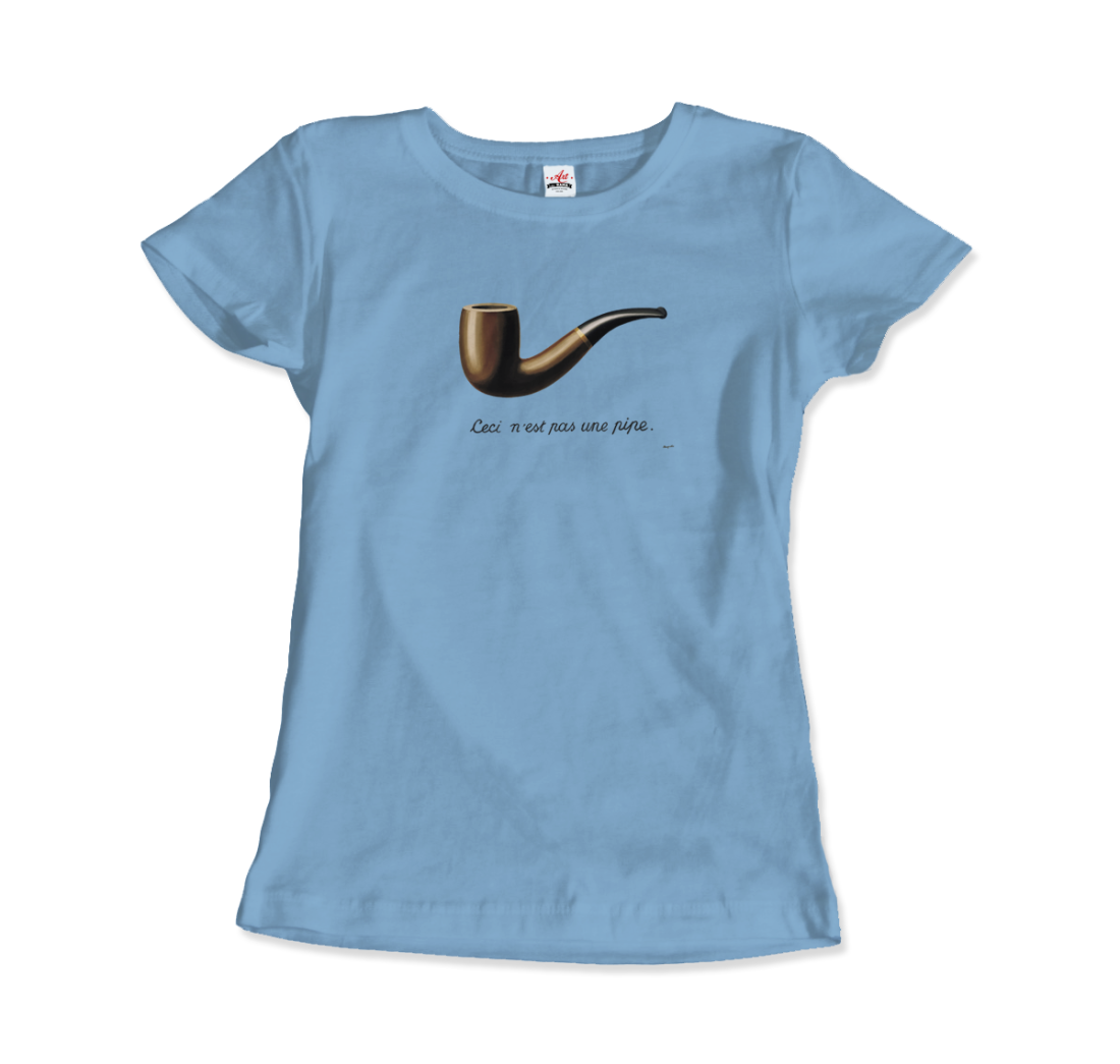 Rene Magritte This is Not a Pipe, 1929 artwork t-shirt-5