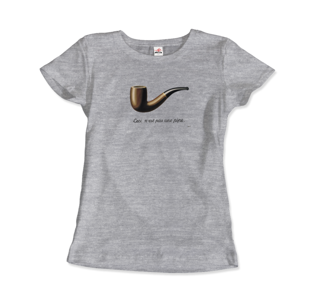 Rene Magritte This is Not a Pipe, 1929 artwork t-shirt-1
