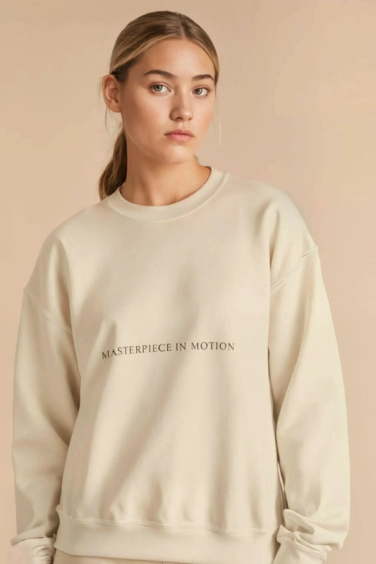Ria Heavy Cotton Crewneck Sweatshirt by AKALIA
