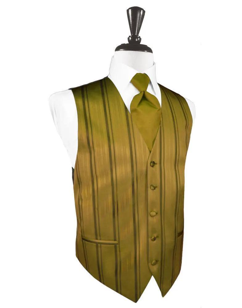 Tuxedo Vest Striped Satin Formal Wear Accessory For Black Tie by Tux-USA