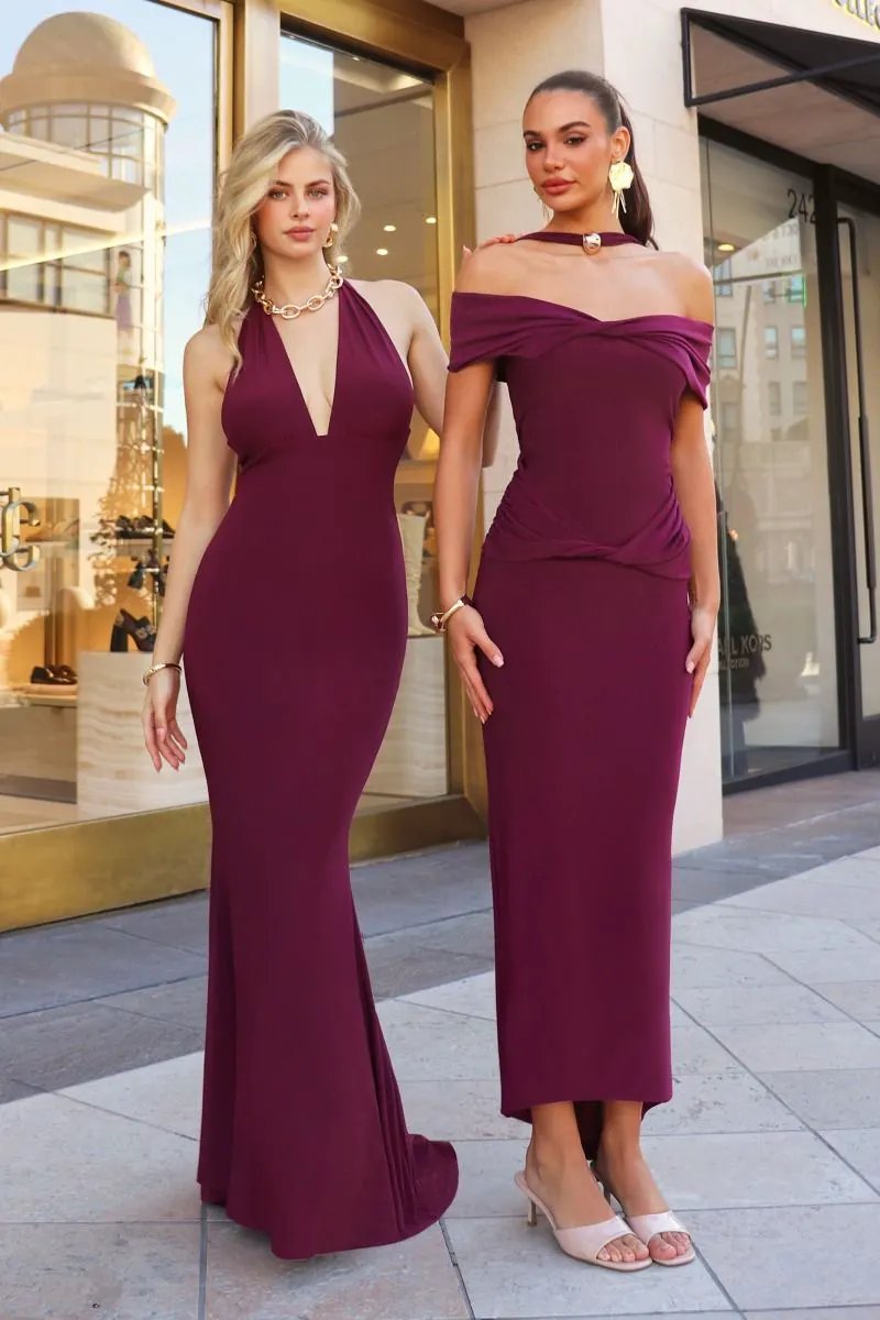 Stretch Off The Shoulder Neckline by Tux-USA