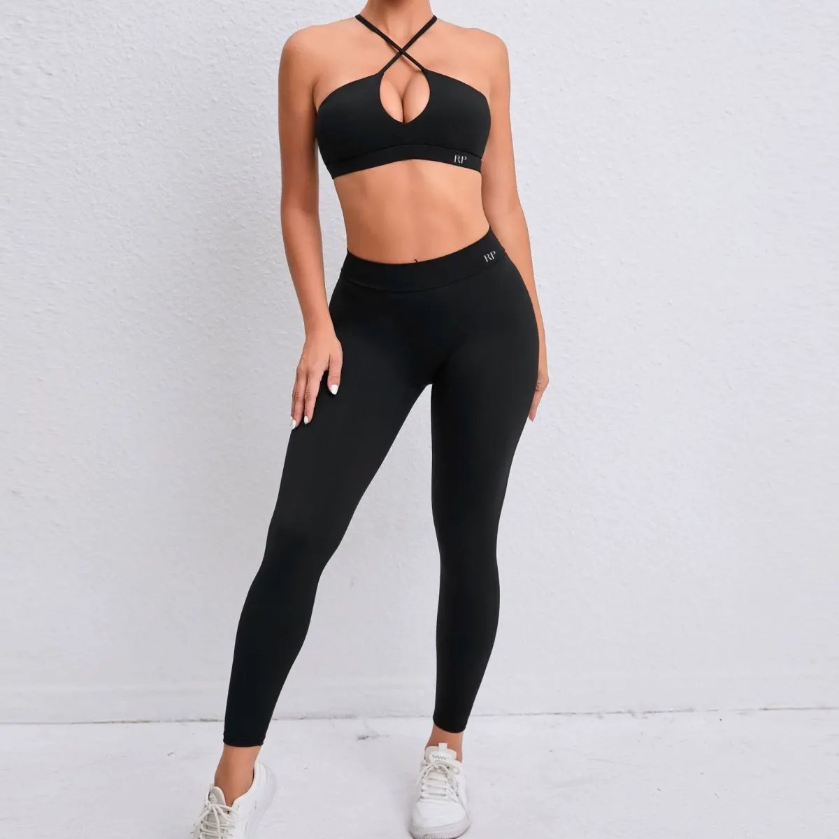 High‑Rise Scrunch‑Back Active Leggings by Partner Label