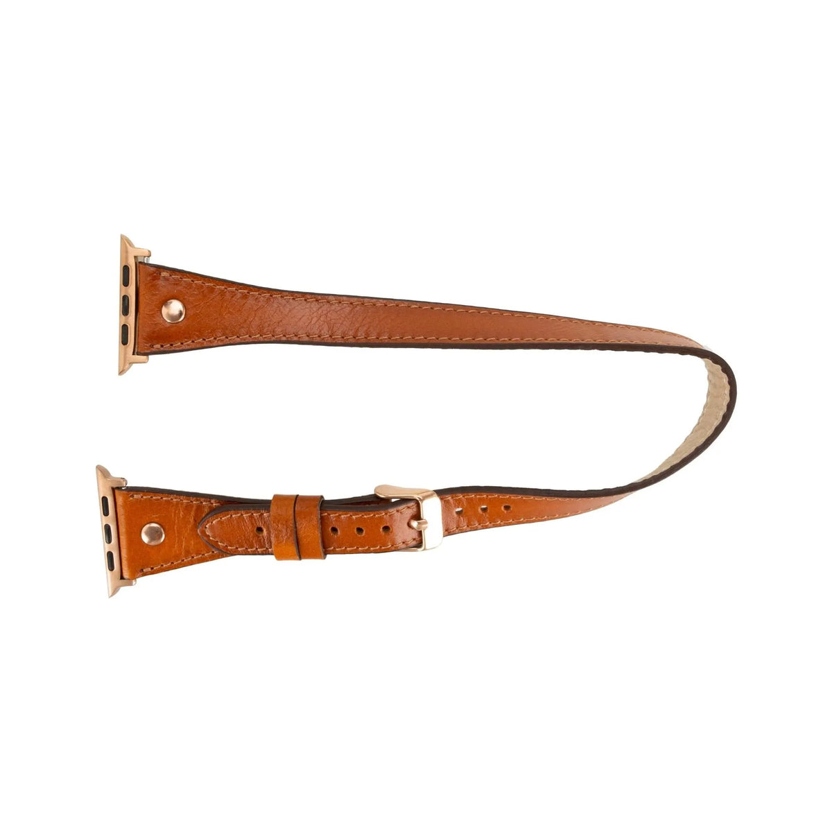 Vernon Double Tour Leather Bands for Apple Watch 9, Ultra 2 and SE by TORONATA