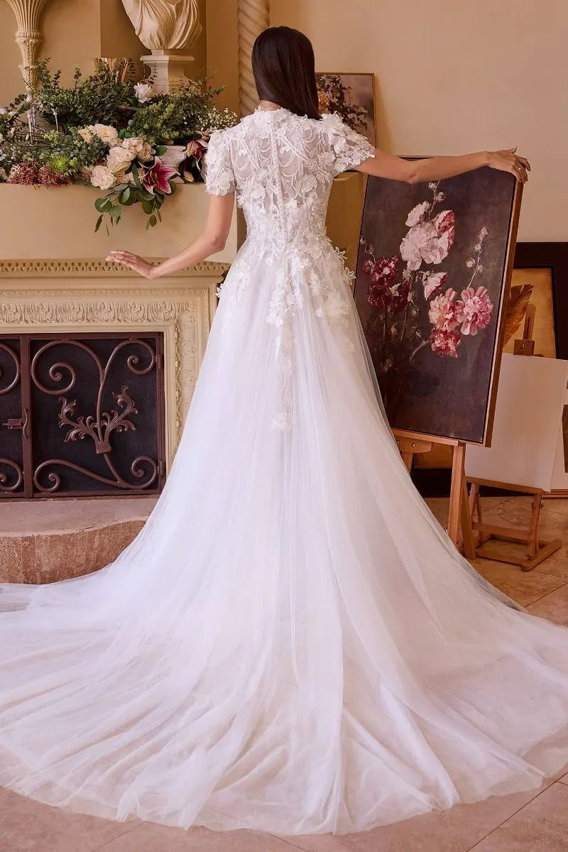Two Looks In One Wedding Gown by Tux-USA