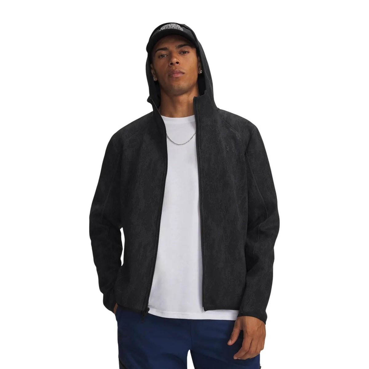Under Armour Men's Unstoppable Grey Fleece Full Zip Hoodie