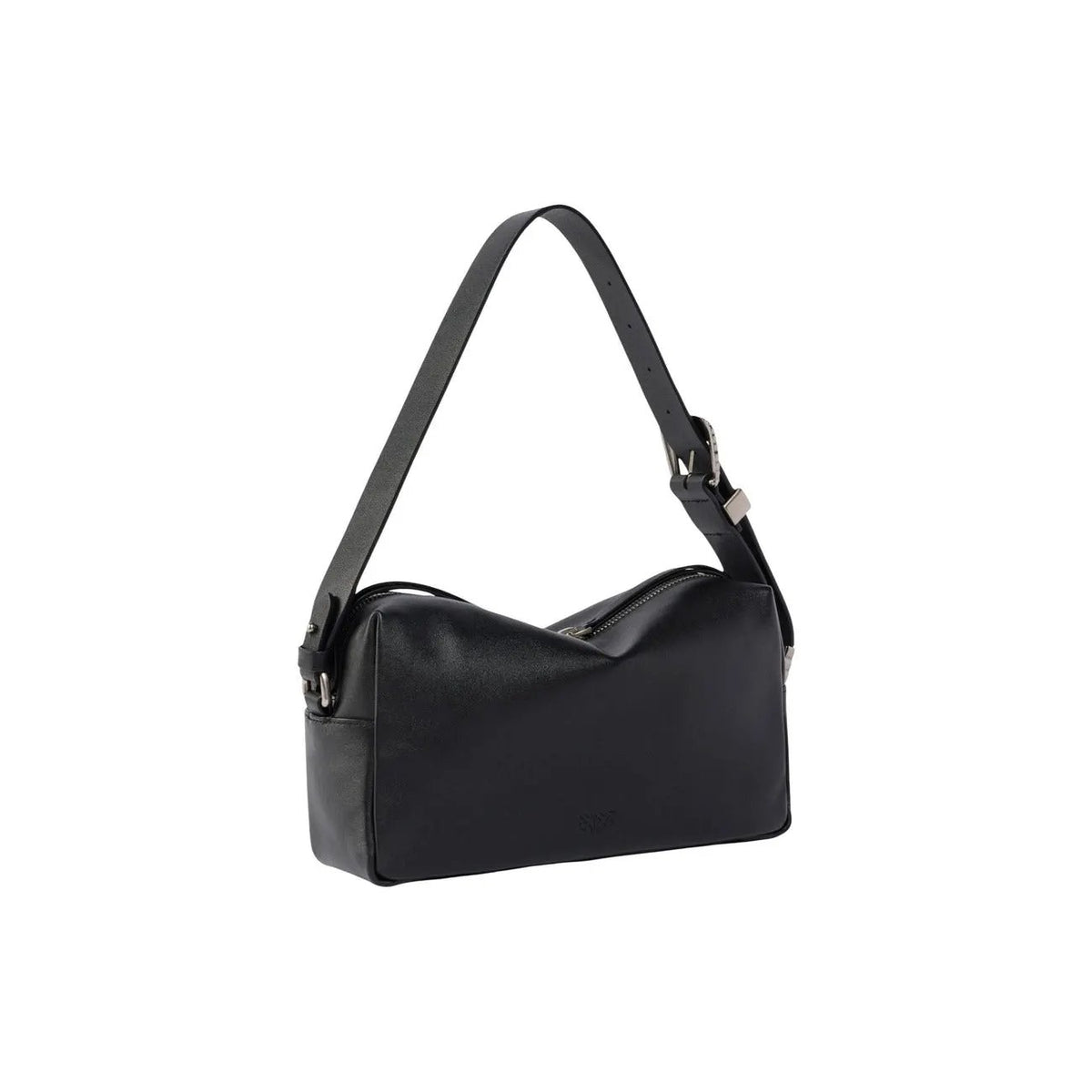 Pinko Women's Bauletto Trittico Black Leather Handbag