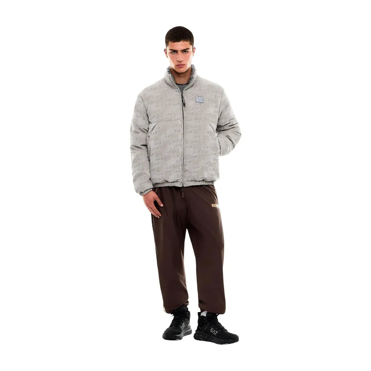 EA7 Men's Grey Blazer