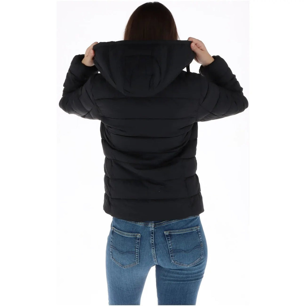 Pepe Jeans Women's Black Hooded Jacket PL4024500