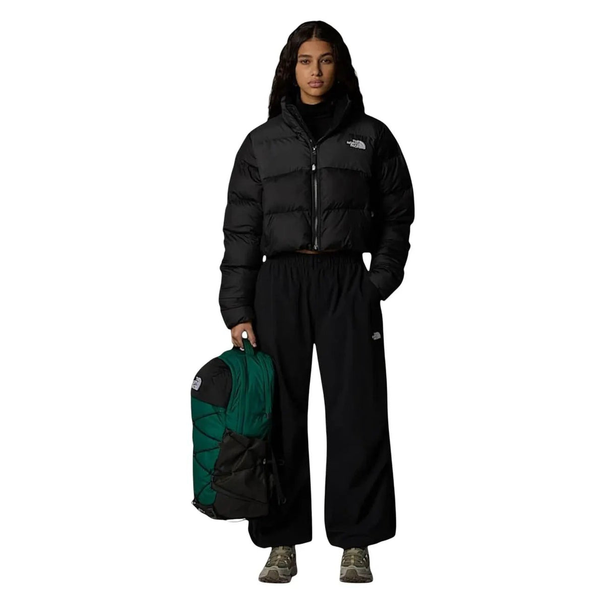 The North Face Women's Cropped Saikuru Black Jacket