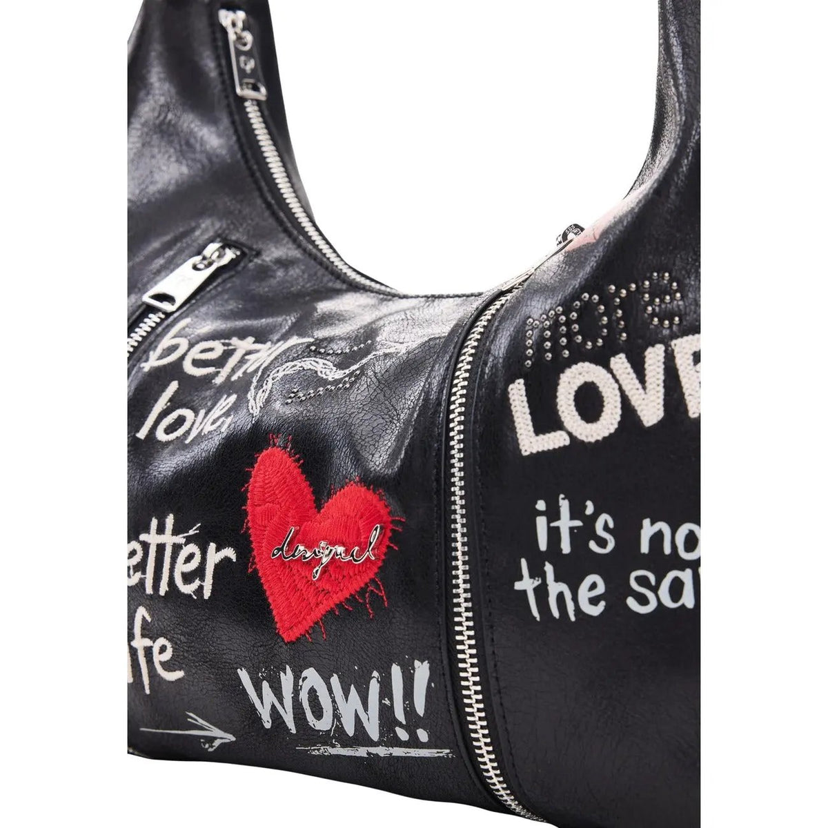 Desigual Women's Wow Heaven Black Handbag