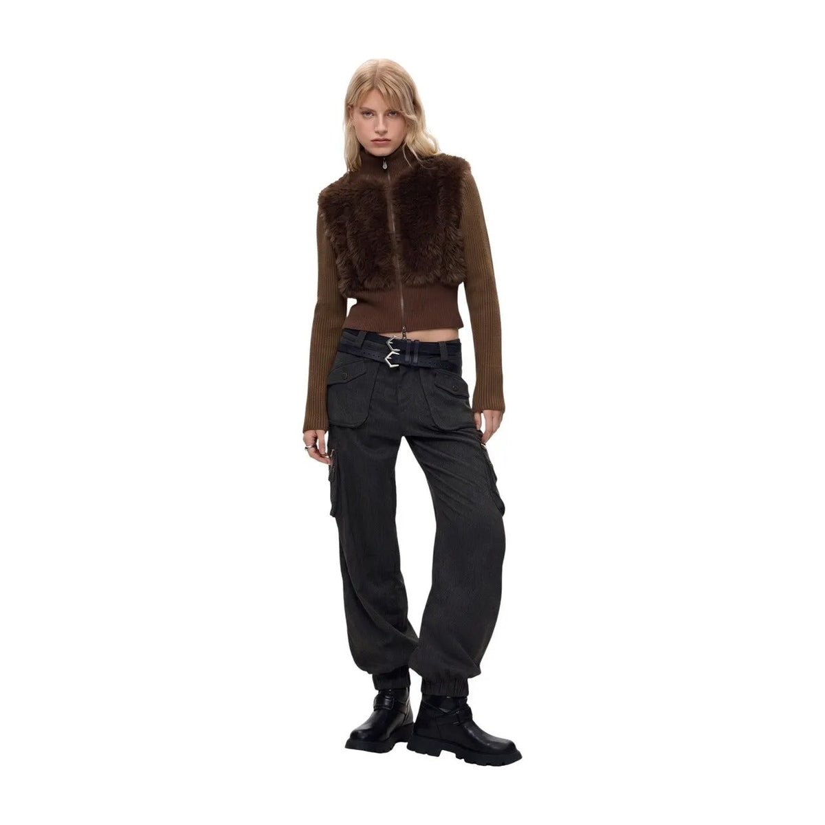 Desigual Women's Veget Brown Cardigan