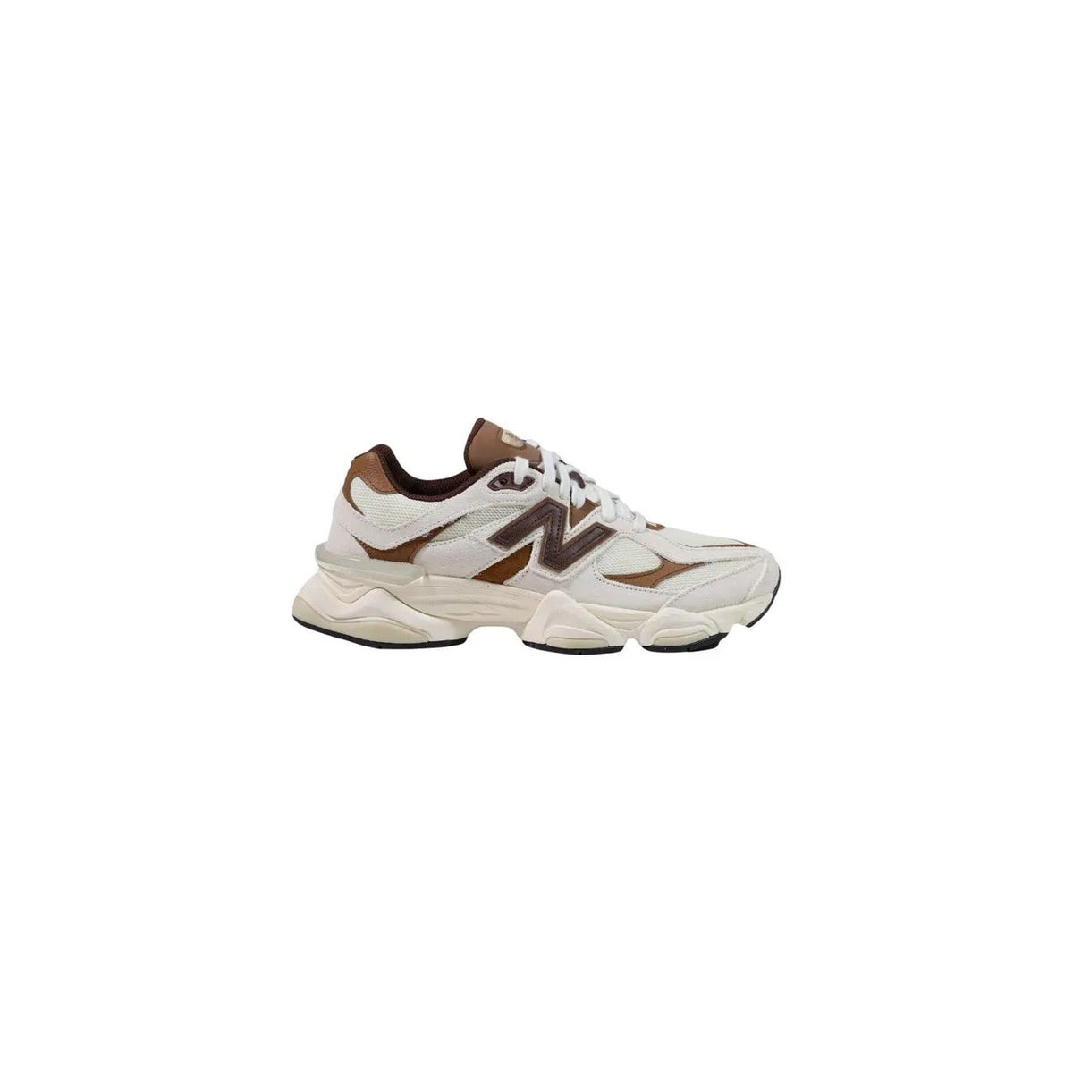 New Balance Men's 9060 Brown Leather Sneakers