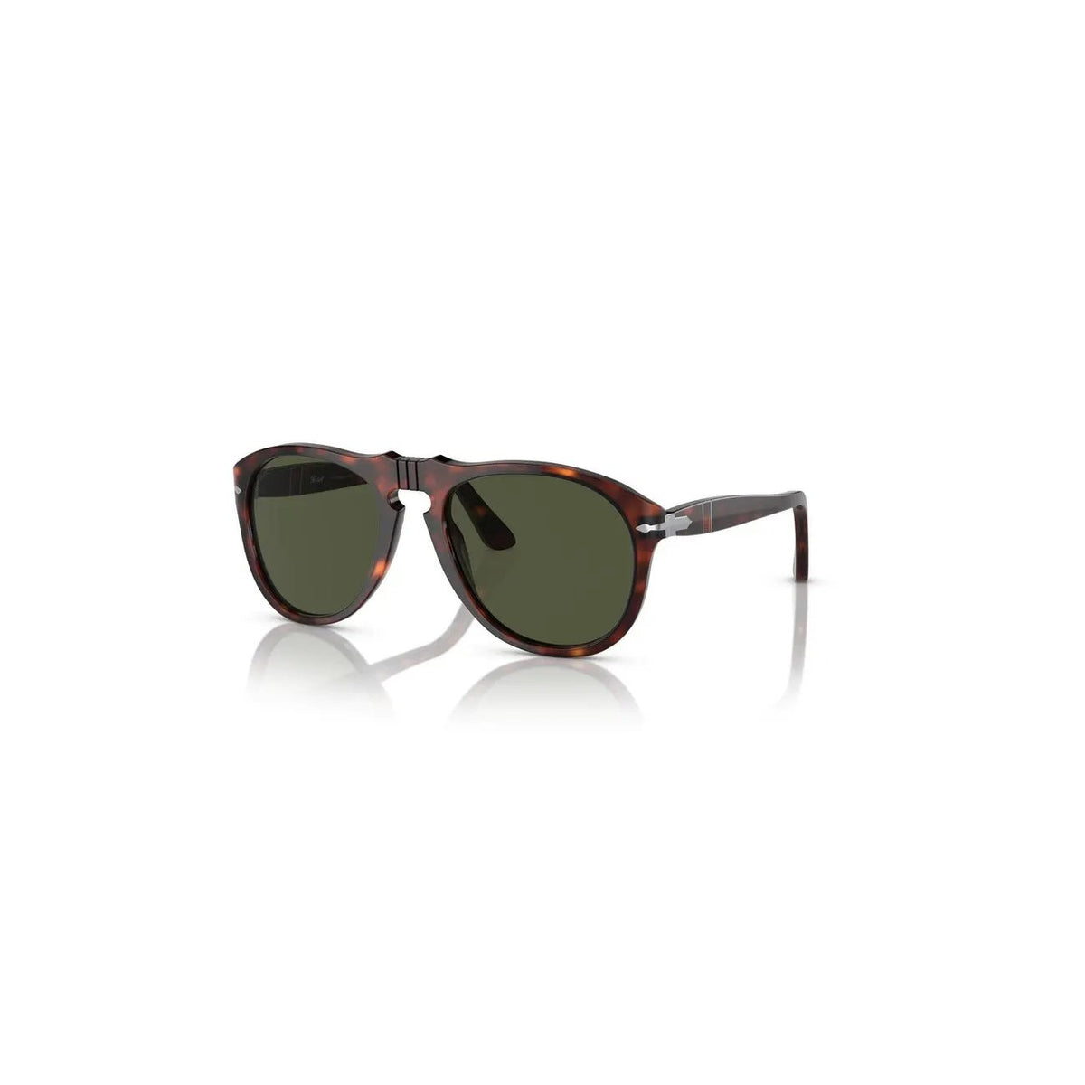 Persol Men's Havana Brown Aviator Sunglasses