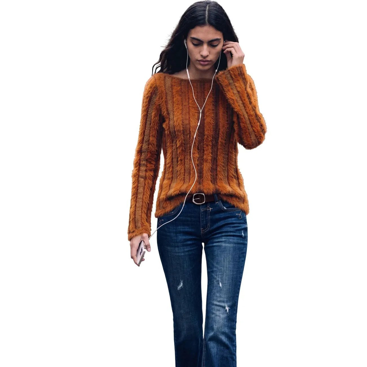 Desigual Women's Huahua Brown Sweater