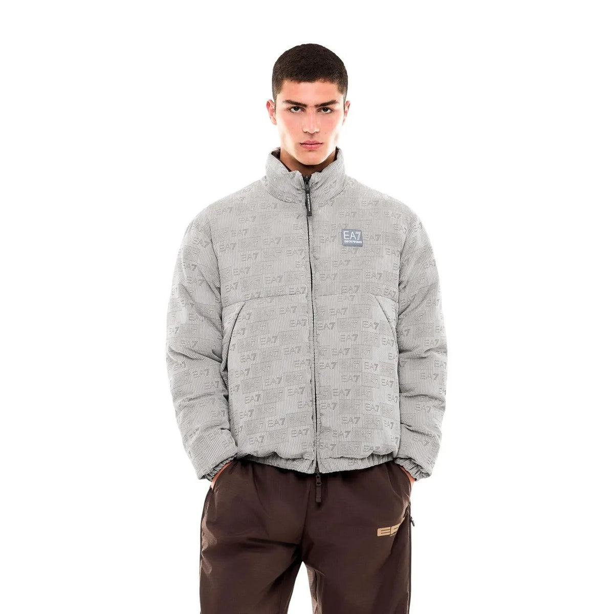EA7 Men's Grey Blazer