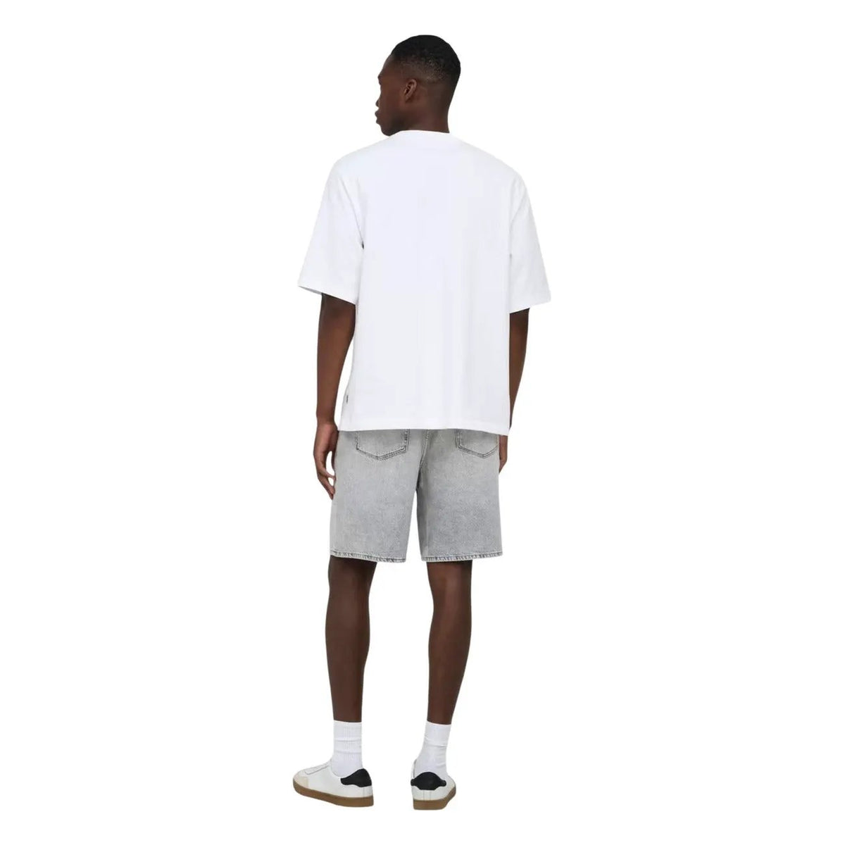 Only & Sons Men's Fade Grey Denim Shorts