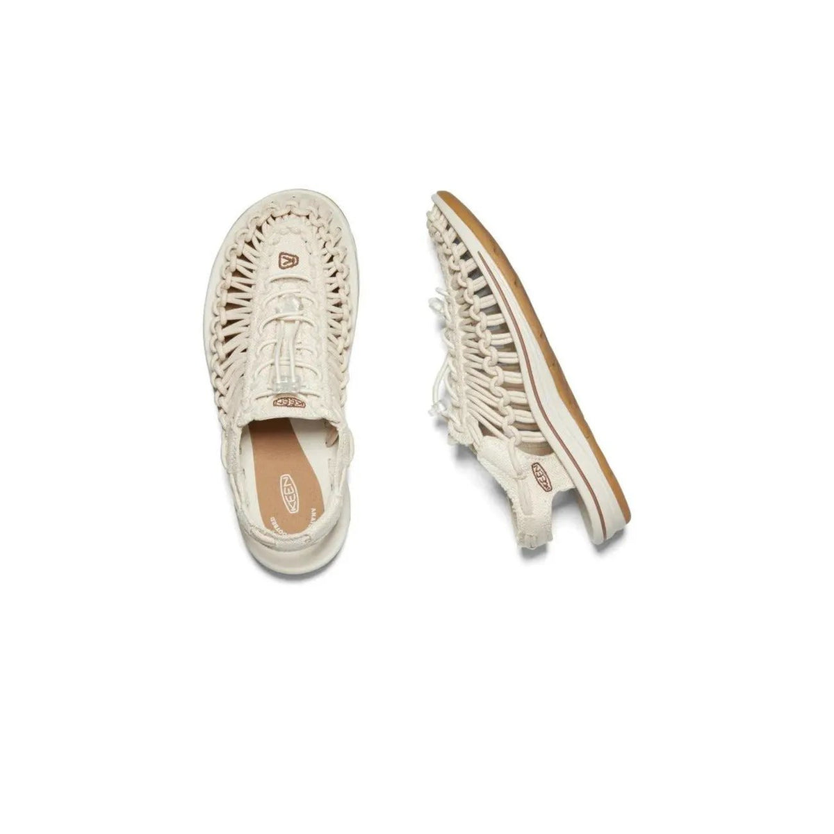 Keen Women's Uneek Beige Canvas Sandals
