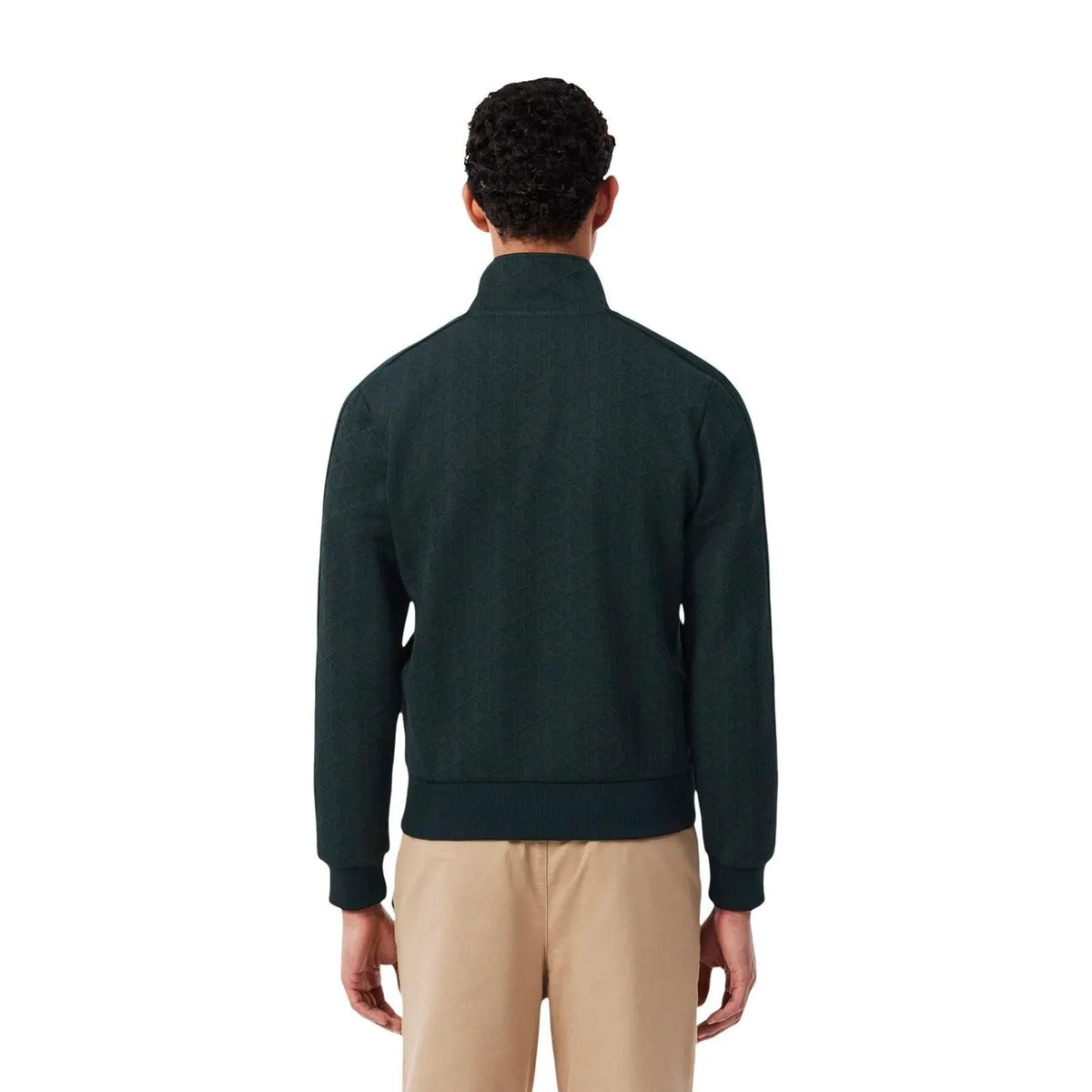 Lacoste Men's Green Cotton Hoodie