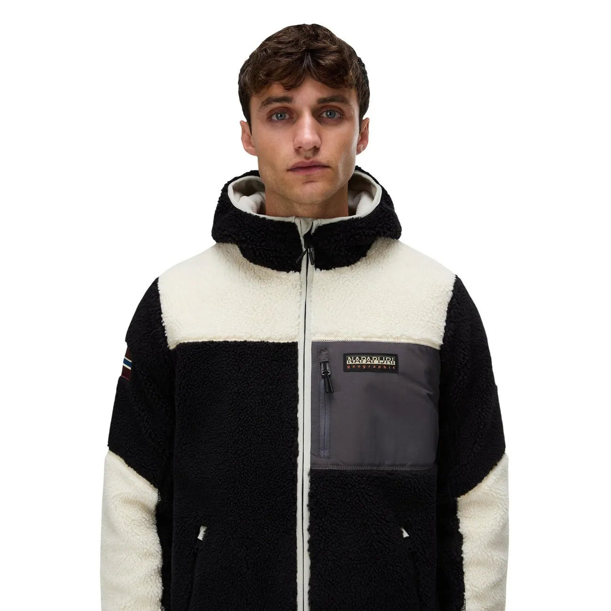 Napapijri Men's Yupik Black Full Zip Hoodie