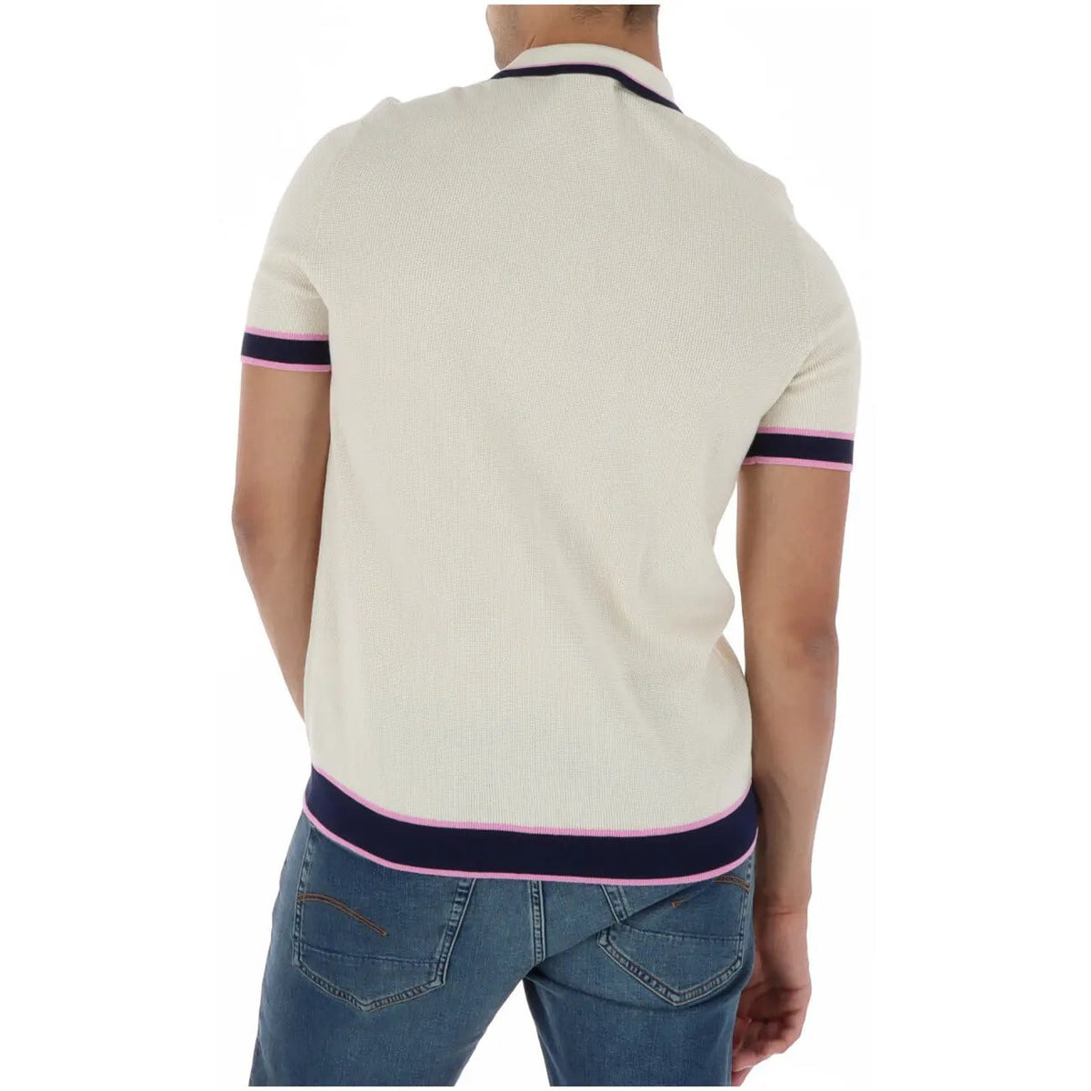Psycho Bunny Men's Beige Cotton Polo Shirt