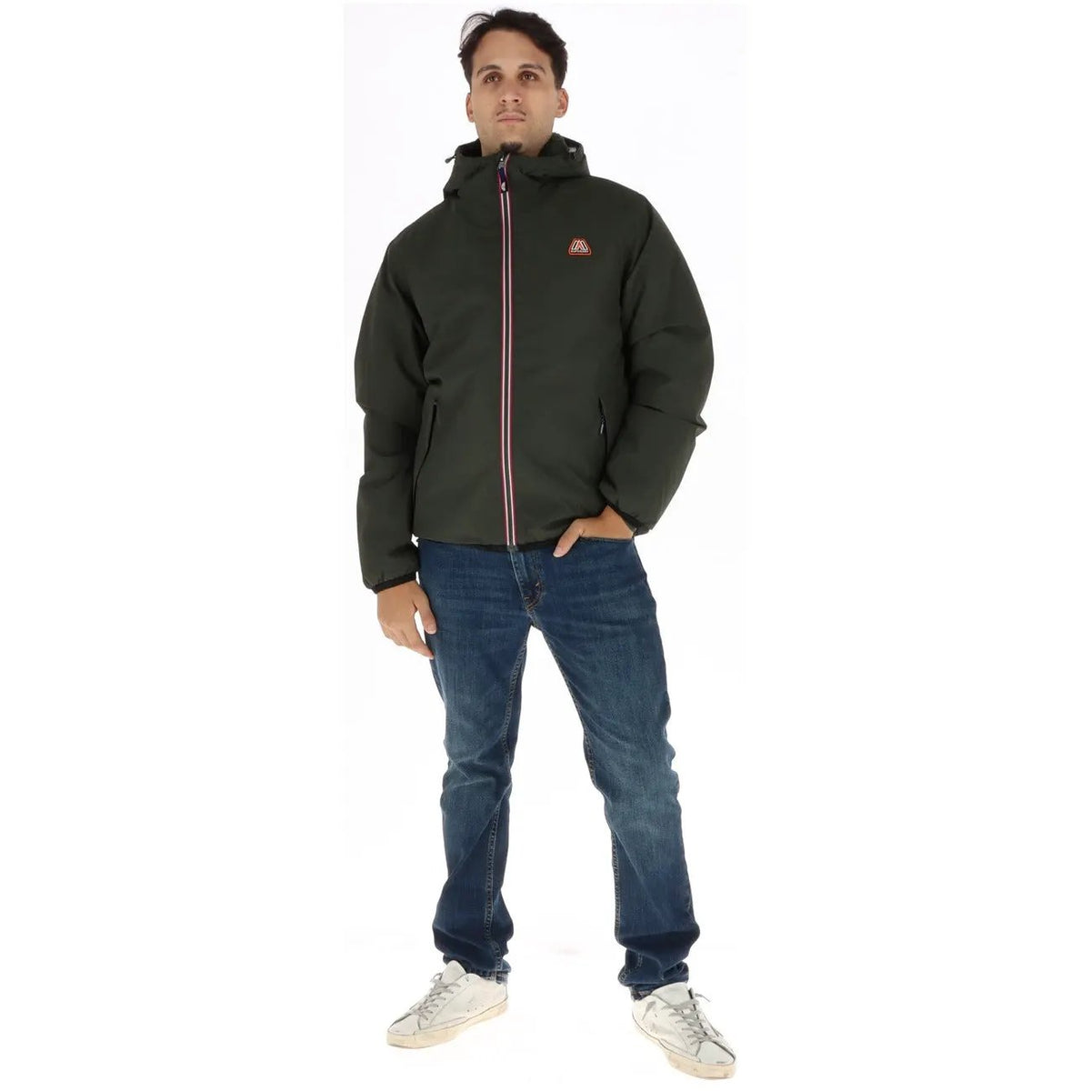 Superdry Men's Green Hooded Jacket