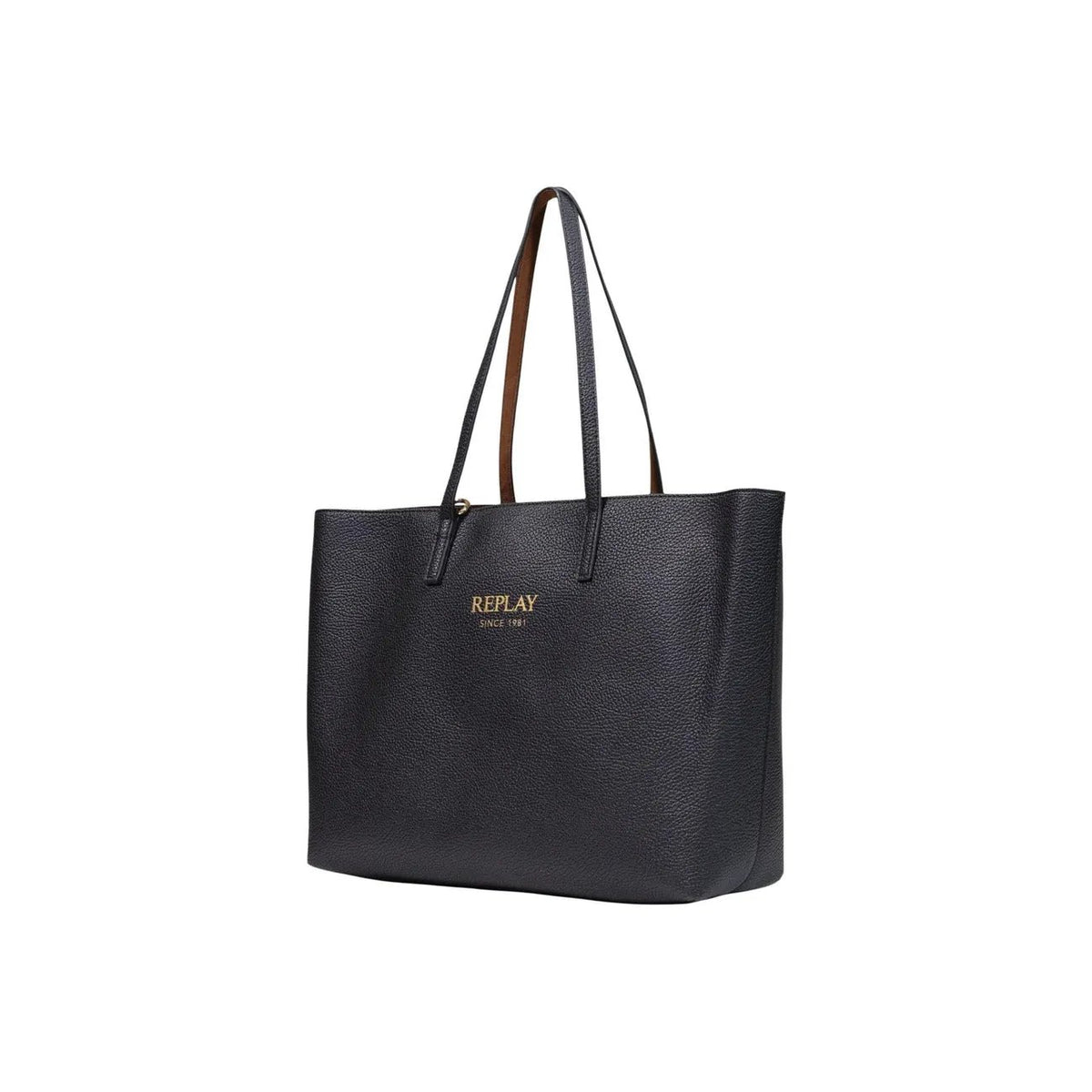 Replay Women's Plain Black Handbag