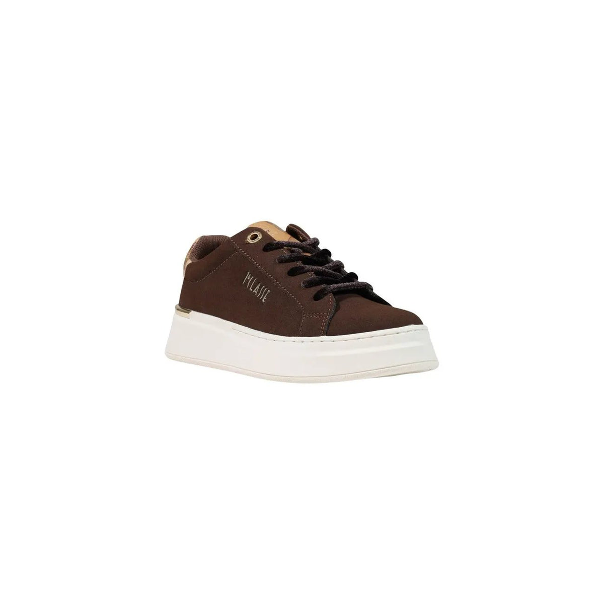 Alviero Martini Prima Classe Women's Brown Faux Leather Sneakers