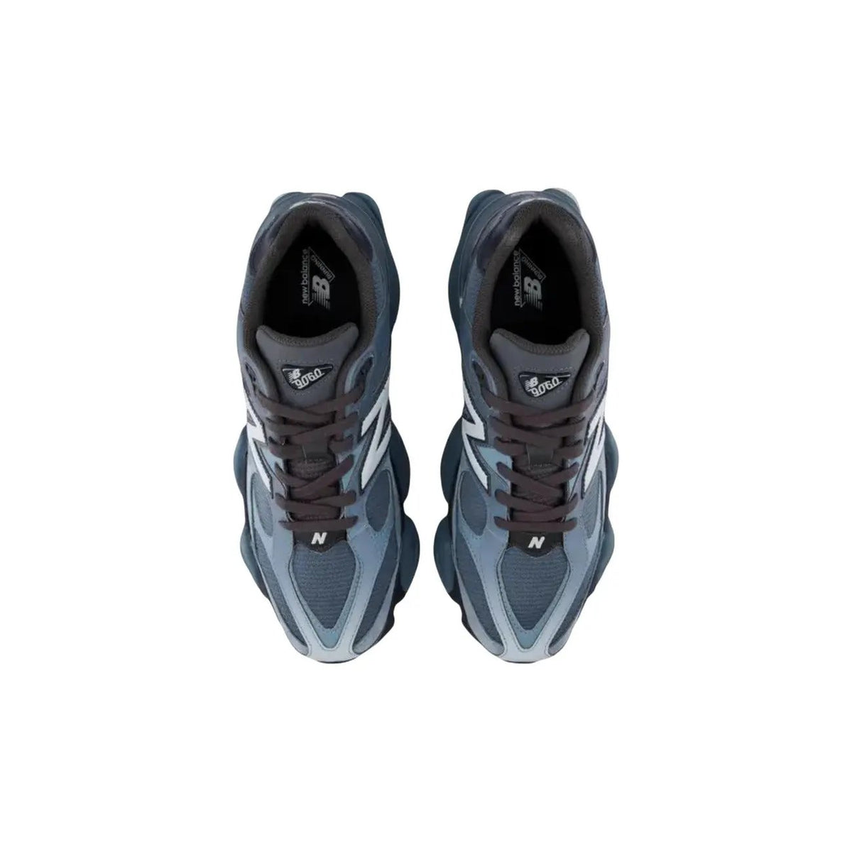 New Balance Men's 9060 Blue Leather Sneakers