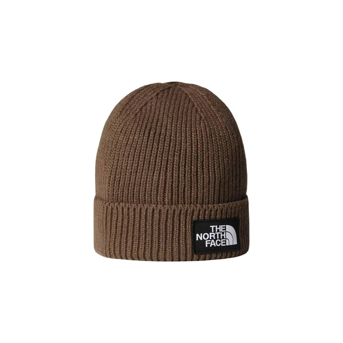 The North Face Men's Logo Box Purple Cuffed Beanie