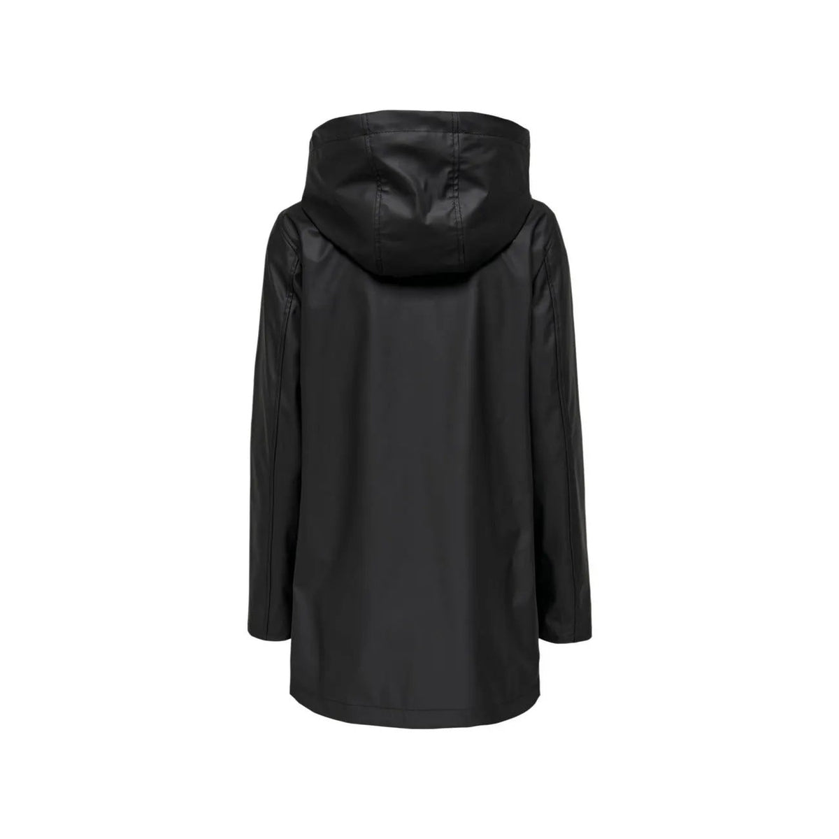 Only Women's Elisa Black Hooded Raincoat