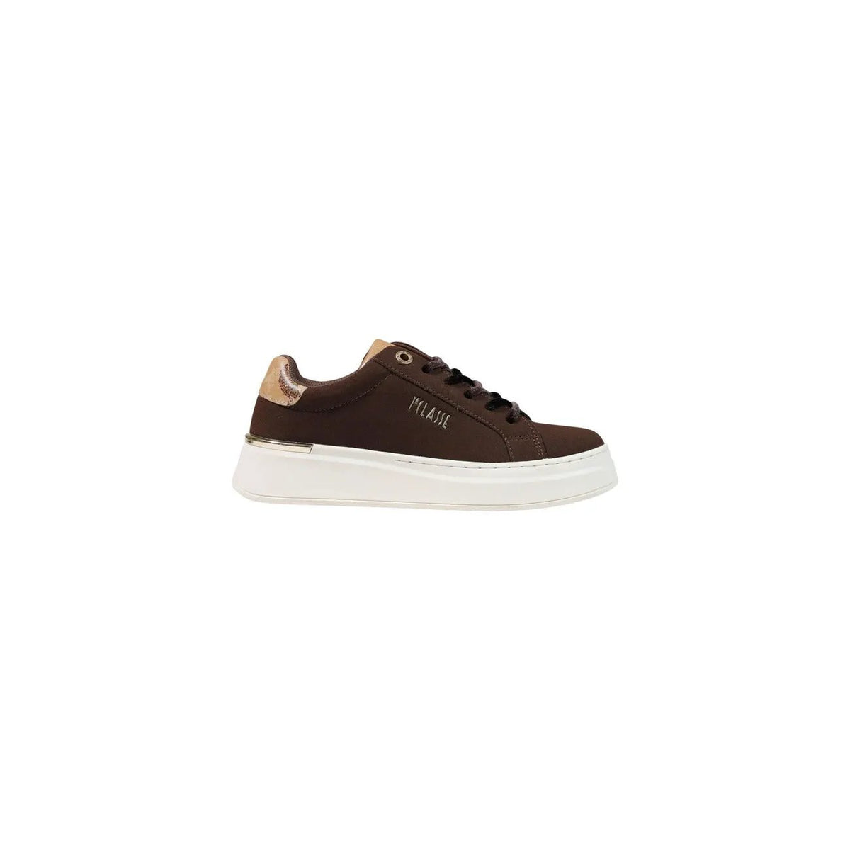Alviero Martini Prima Classe Women's Brown Faux Leather Sneakers