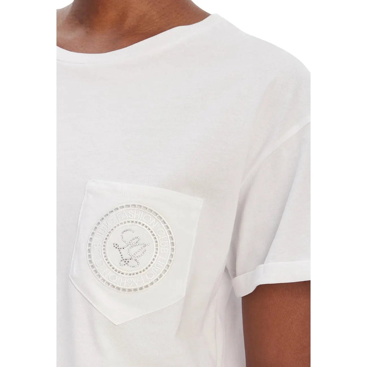 Liu Jo Women's White Cotton T-Shirt