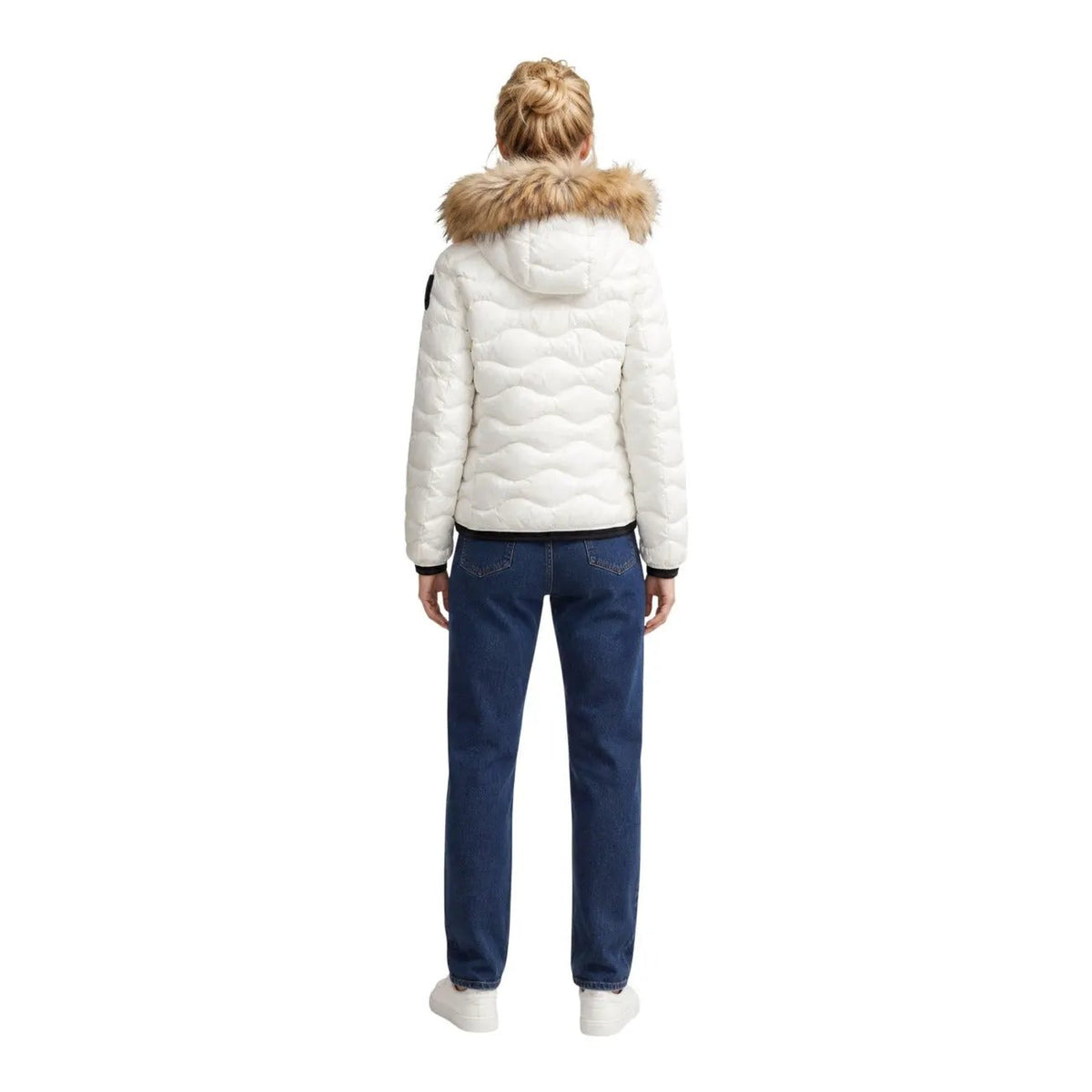 Blauer Women's Aldie White Hooded Jacket
