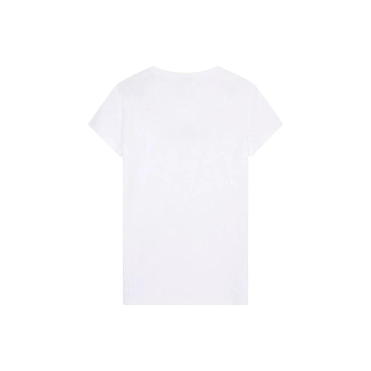 Armani Exchange Women's White Cotton T-Shirt