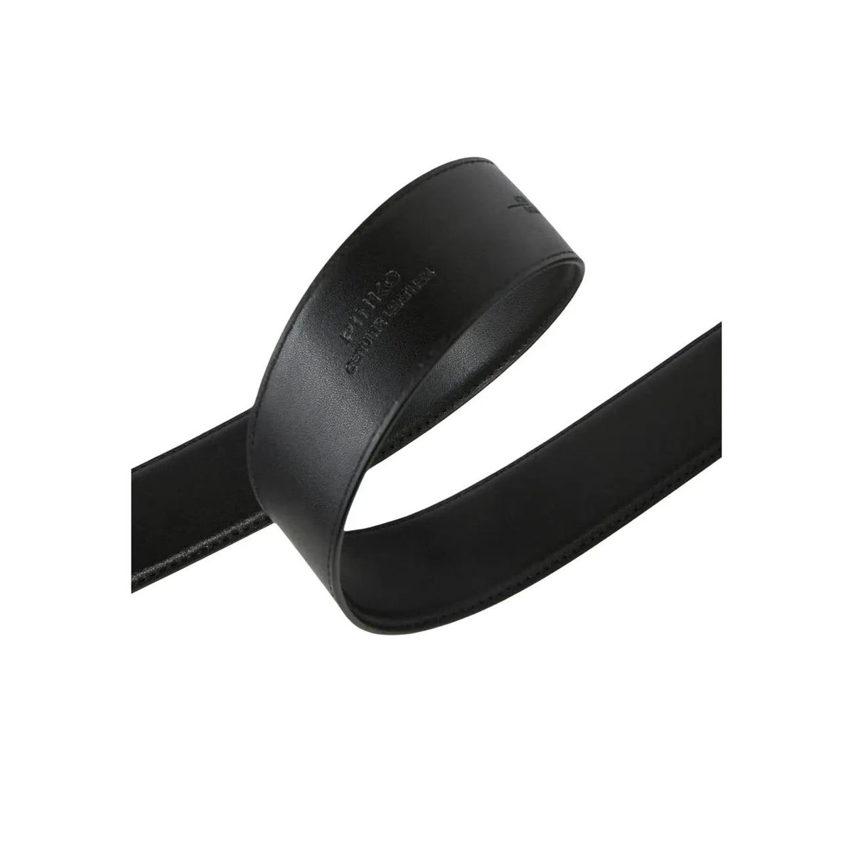 Pinko Women's Alta Black Leather Belt