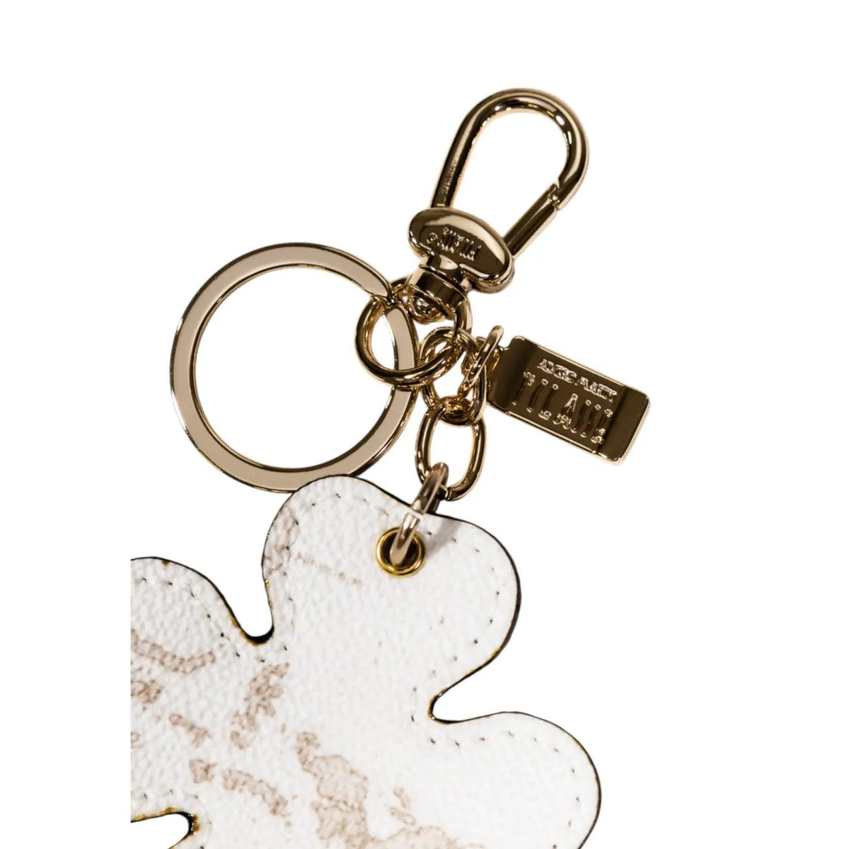 Alviero Martini Prima Classe Women's White Leather Key Ring