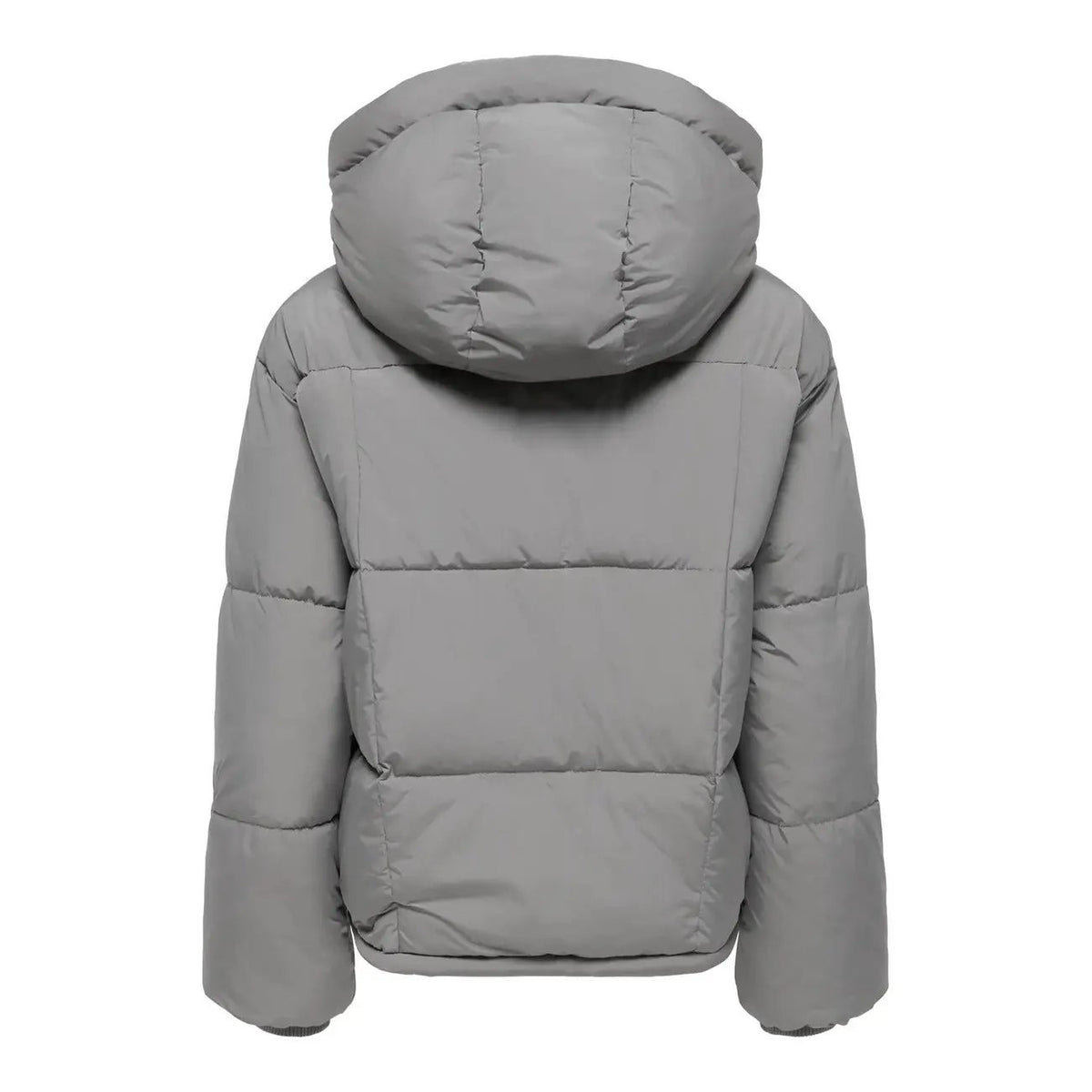 Only Women's Grey Hooded Jacket