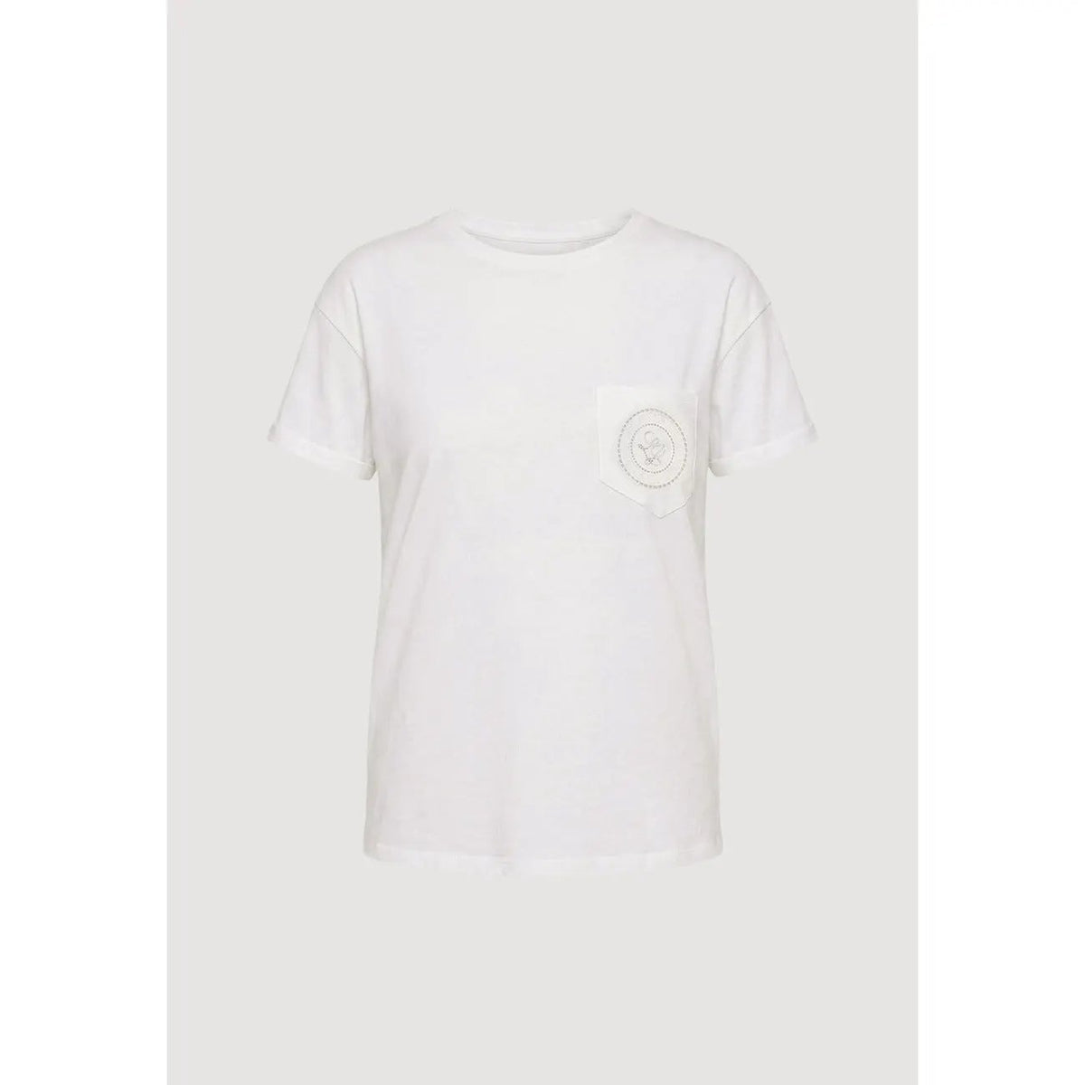 Liu Jo Women's White Cotton T-Shirt