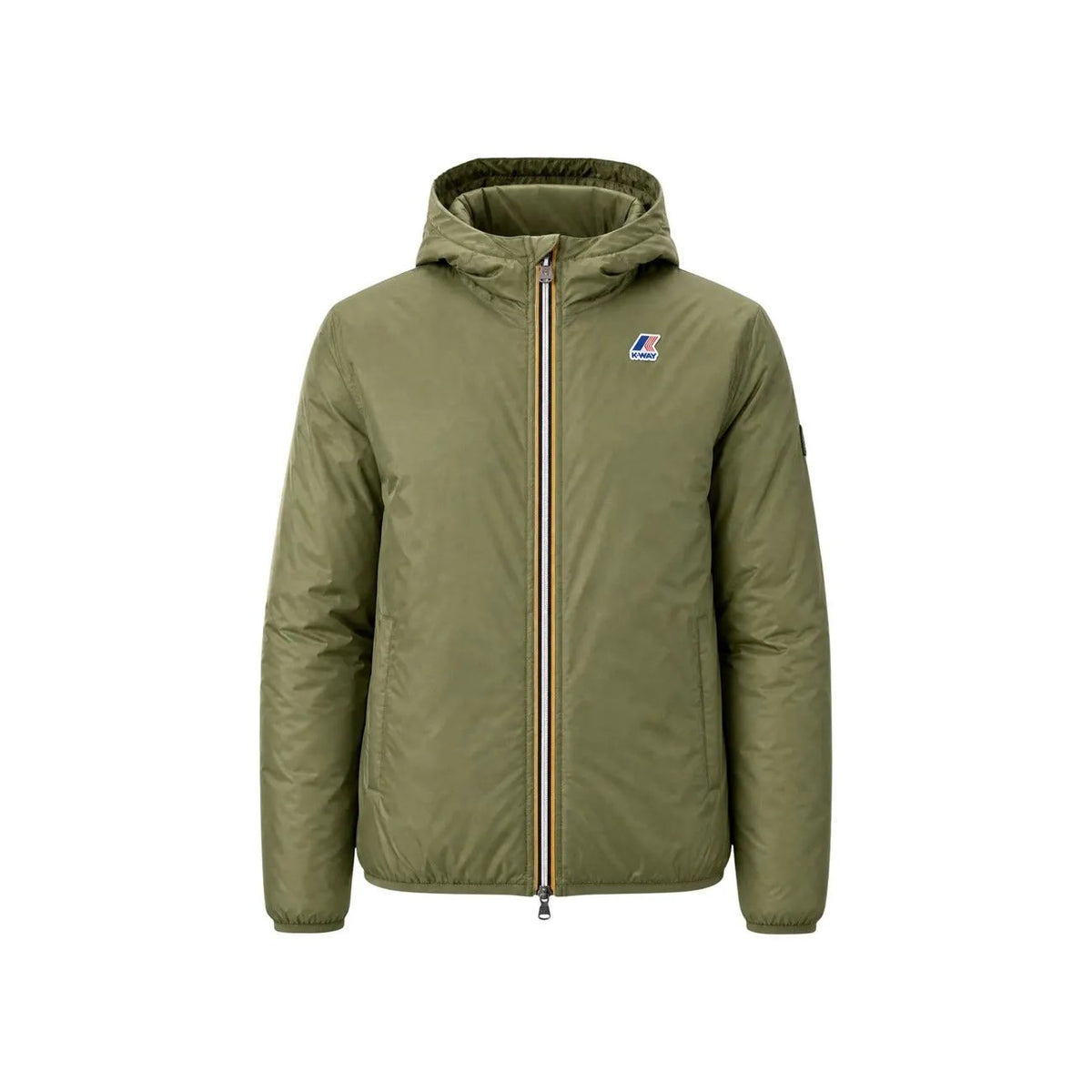 K-Way Men's Jack Spacer Black Hooded Jacket