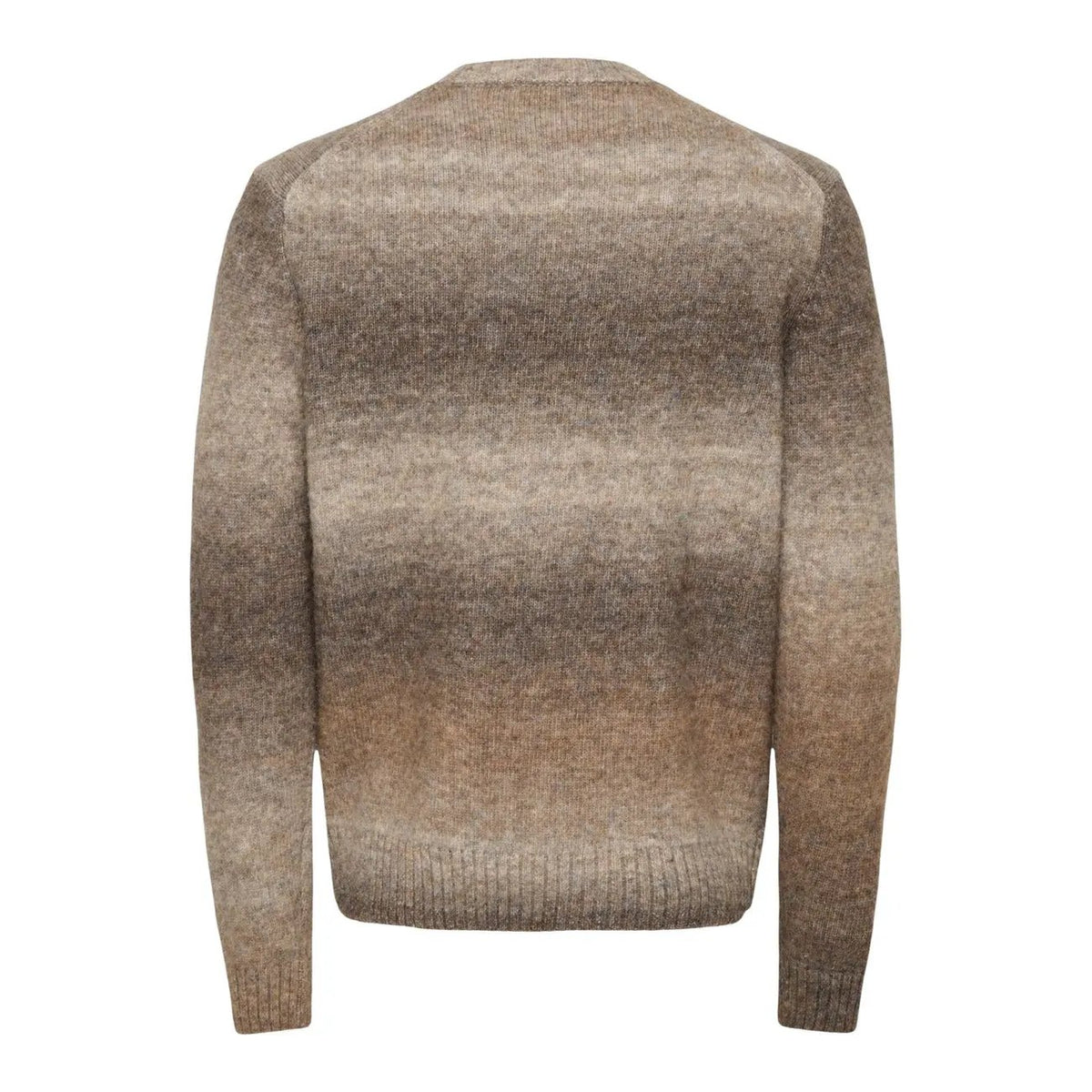 Only & Sons Men's Mack Brown Gradient Sweater