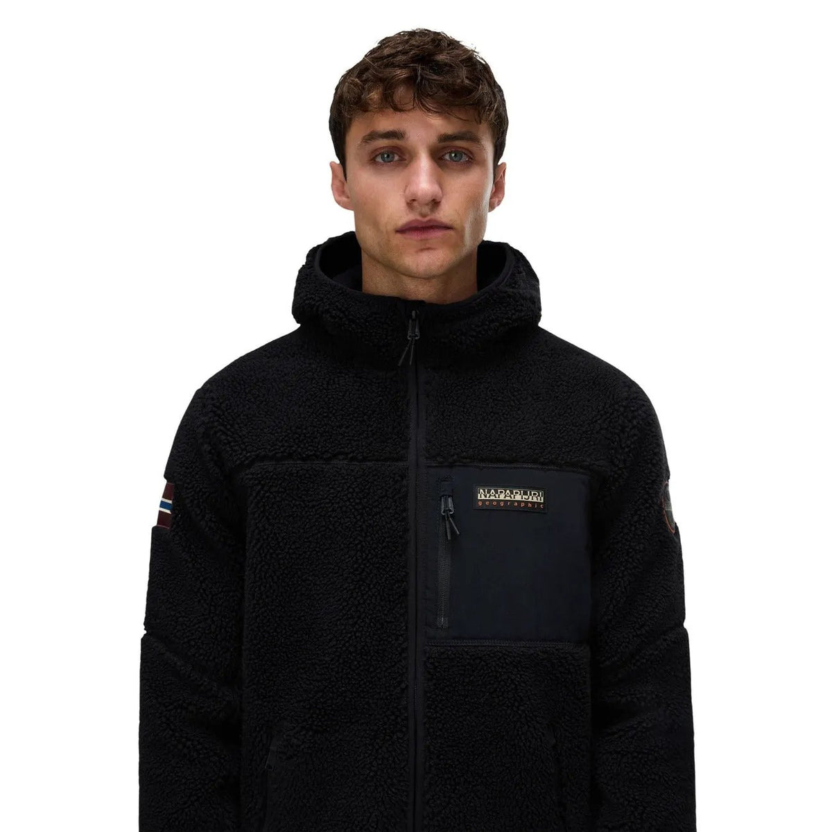 Napapijri Men's Yupik Black Full Zip Hoodie