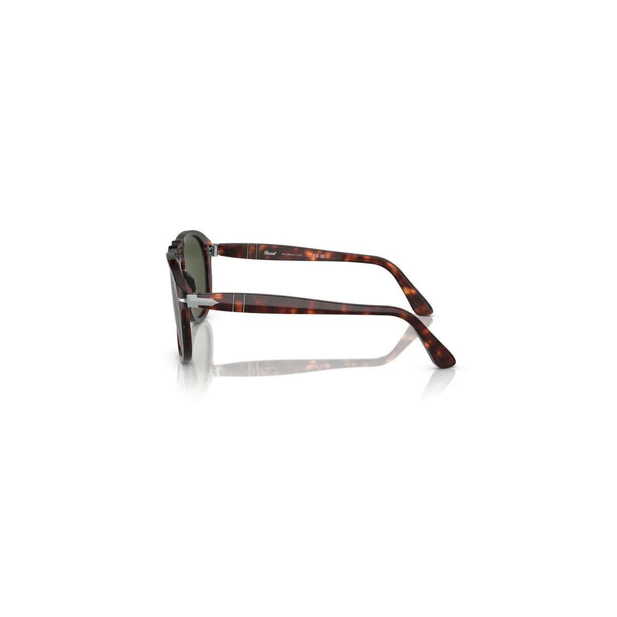 Persol Men's Havana Brown Aviator Sunglasses