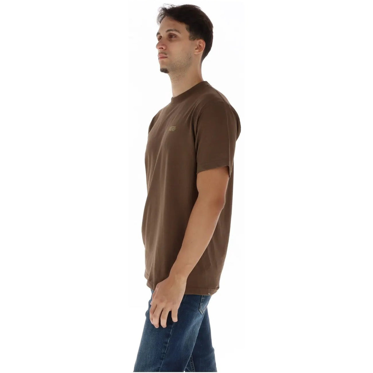 Vans Men's Brown Cotton T-Shirt