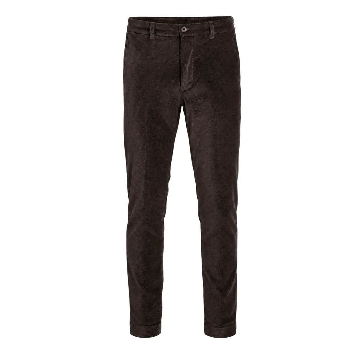 Borghese Men's Caligola Brown Corduroy Trousers