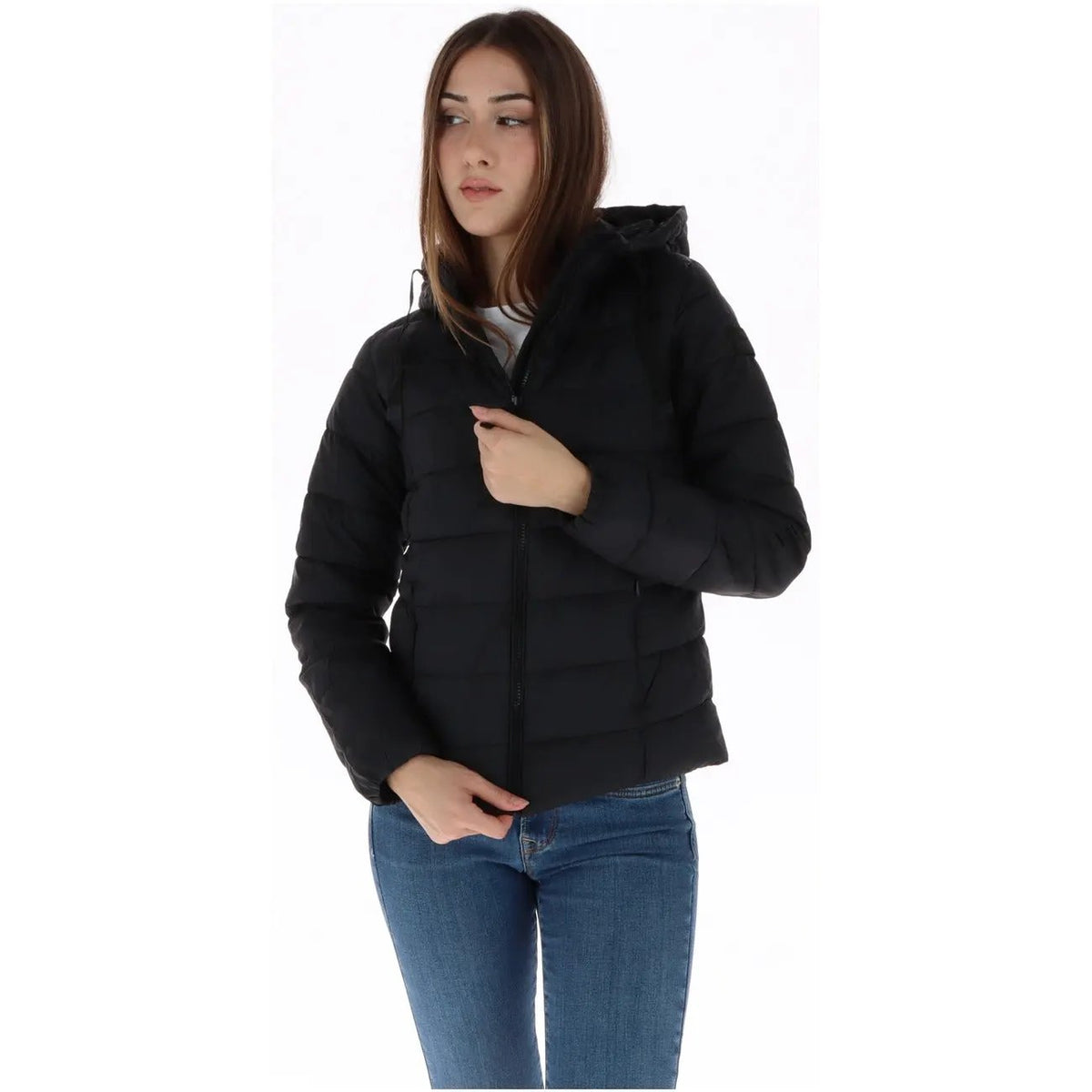 Pepe Jeans Women's Black Hooded Jacket PL4024500