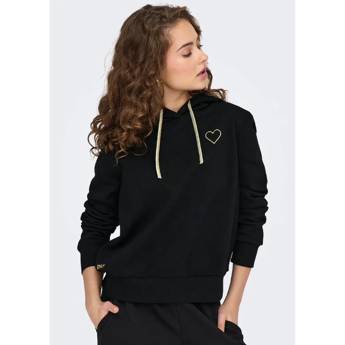 Only Women's Black Hoodie