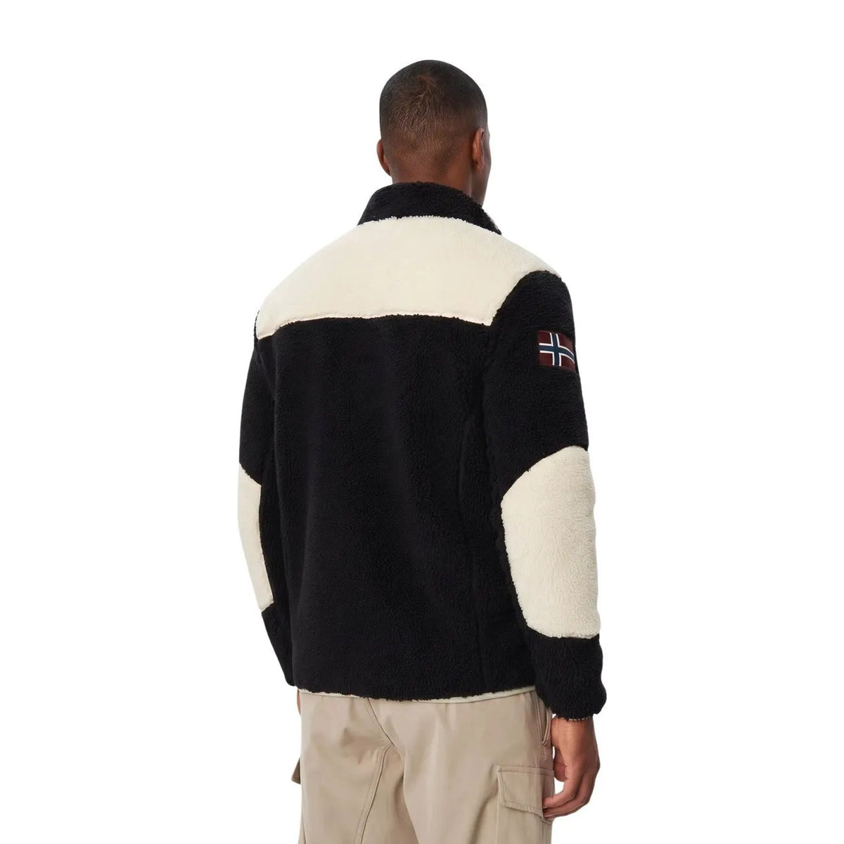 Napapijri Men's Yupik Black Full Zip Sweatshirt