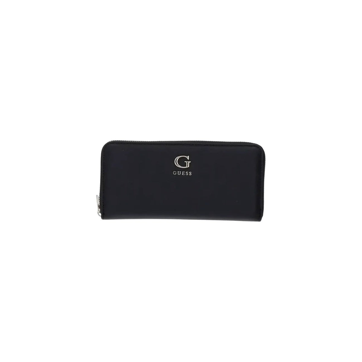 Guess Women's Black Lucci Zip Around Faux Leather Wallet