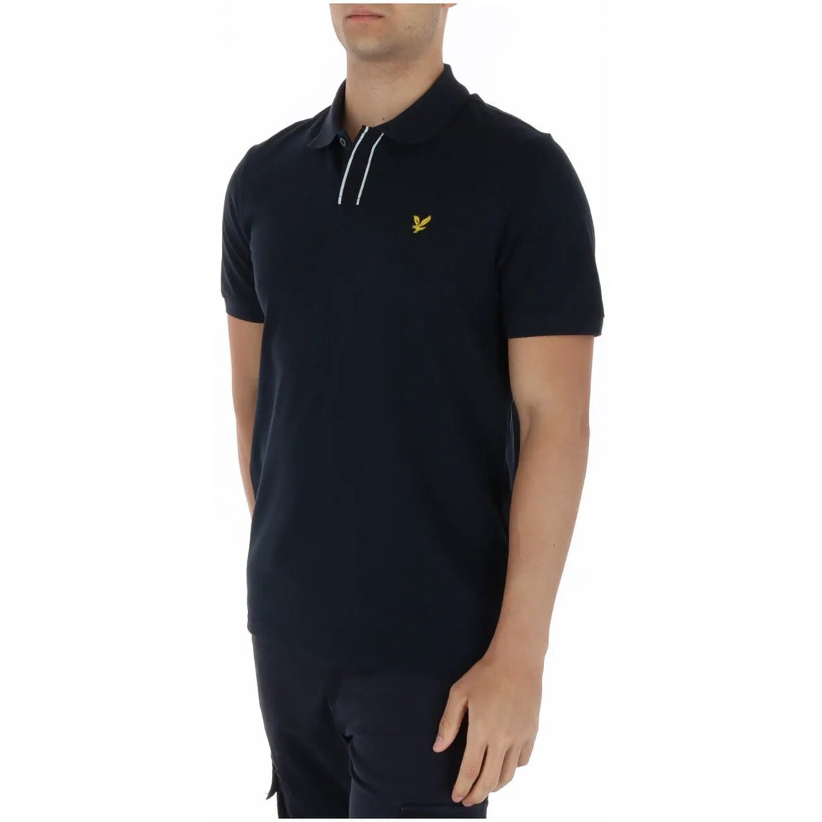 Lyle & Scott Men's Blue Cotton Polo Shirt
