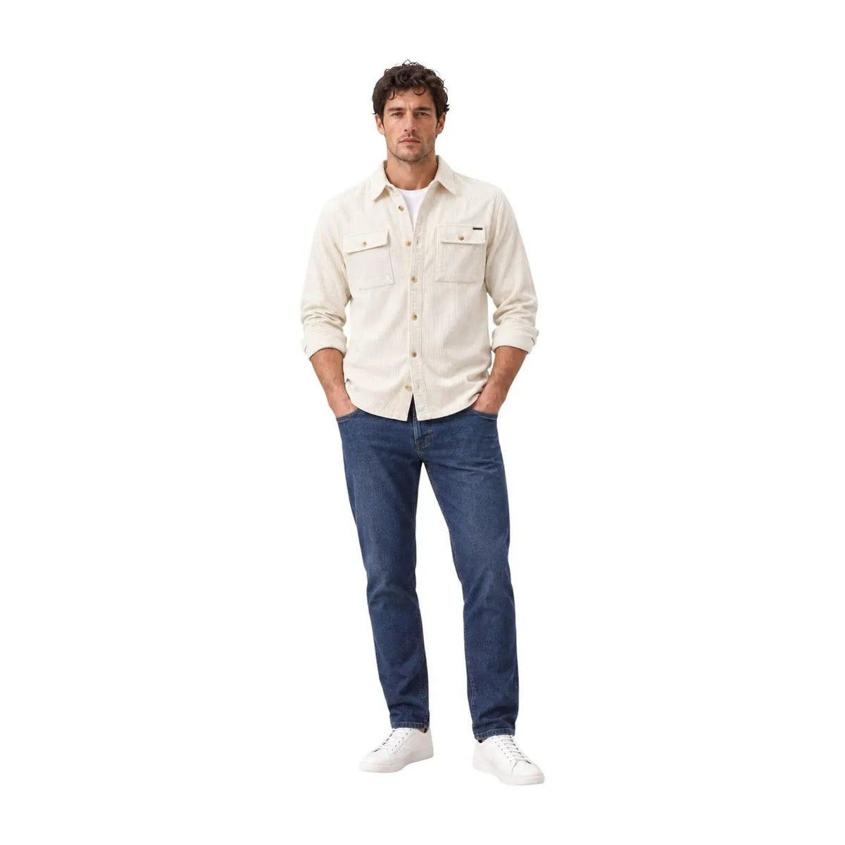 Gianni Lupo Men's White Overshirt